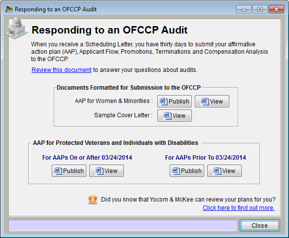 Responding to an OFCCP Audit Window 3-10-14.png