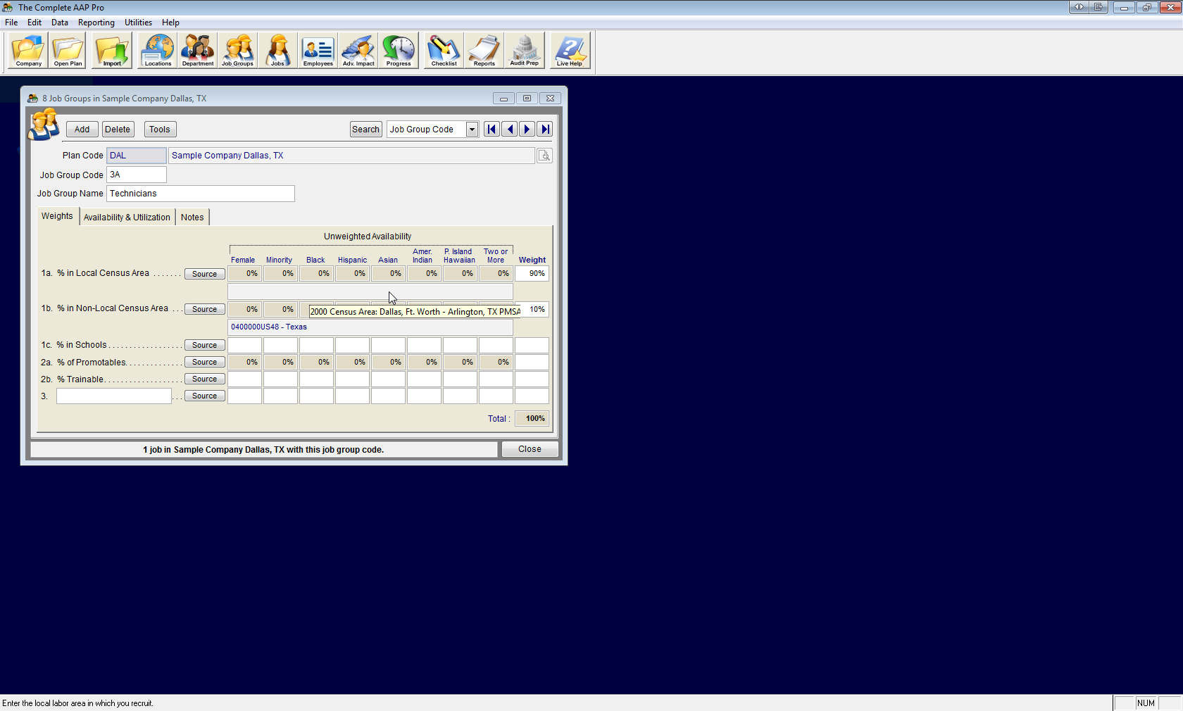 Job Group Window with mouse & 2000 census code.png